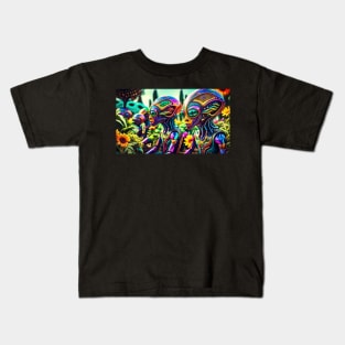 Chillin in the garden Kids T-Shirt